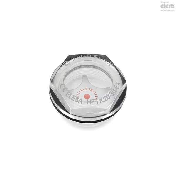 Oil level sight glass, HFTX.30-1Â¼-EX, Elesa, Mfr#: HFTX-EX